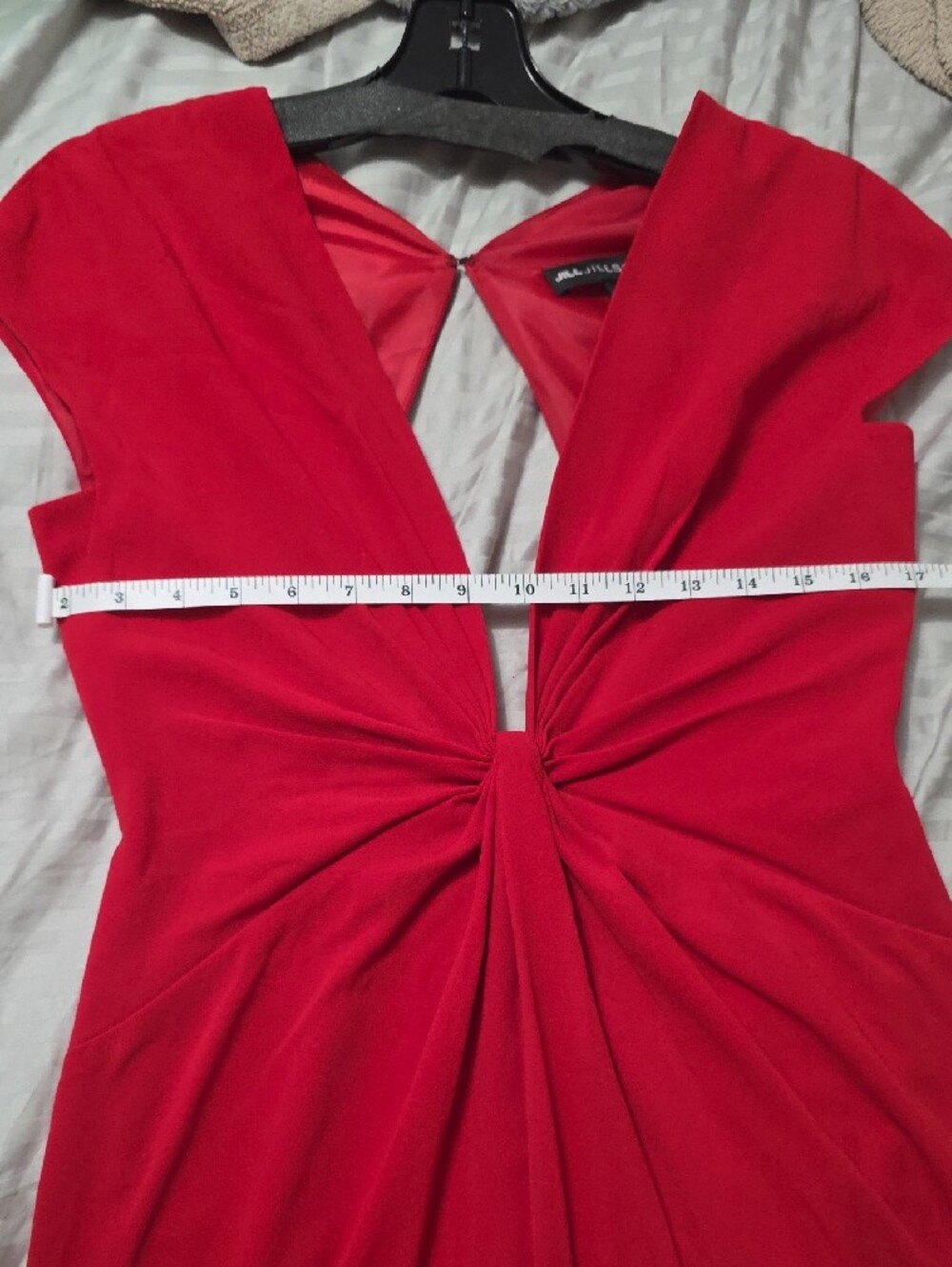 Red Twist-Front Maxi Dress by Jill Stuart - Picture 6 of 7